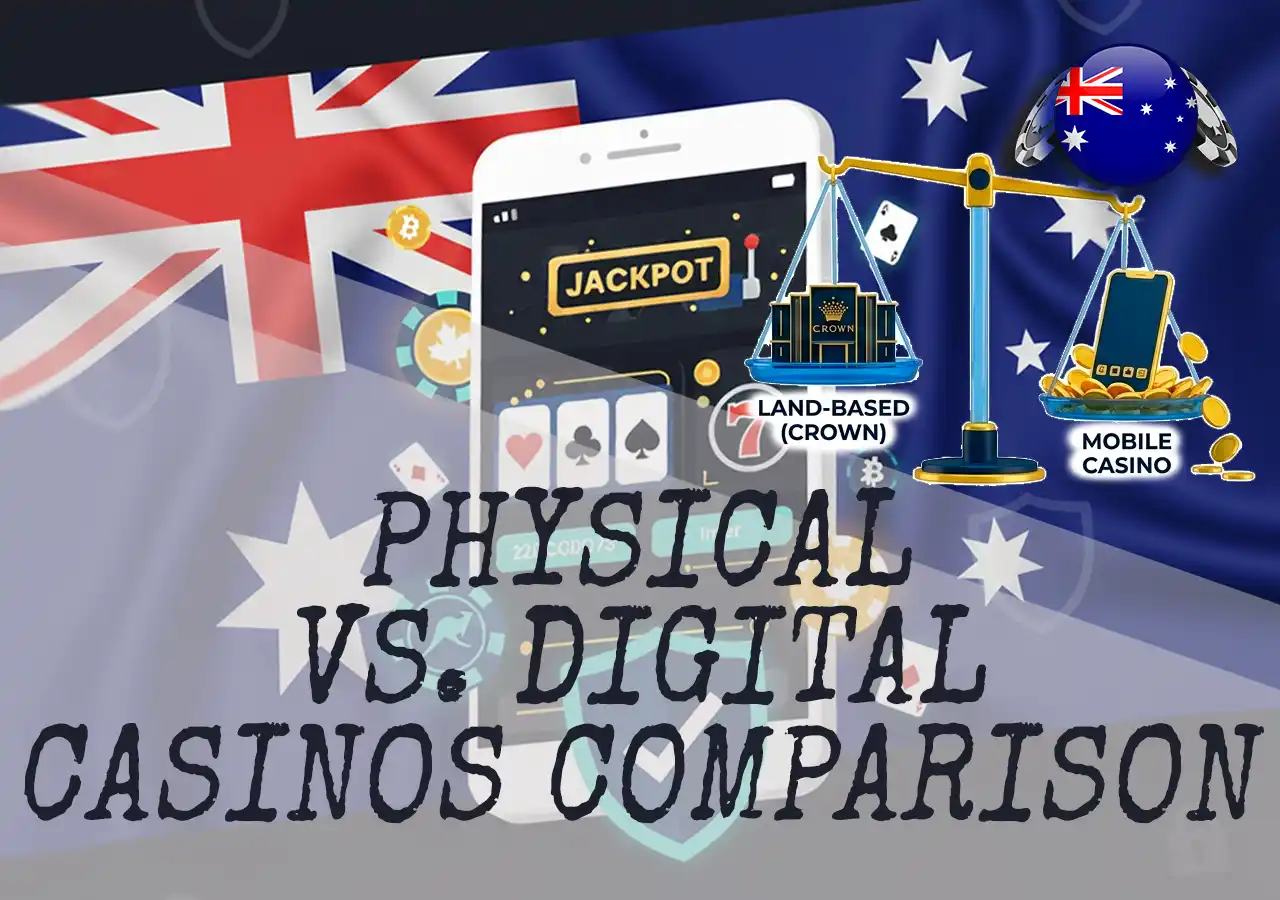 Comparing offshore digital casinos with land-based brick-and-mortar venues.